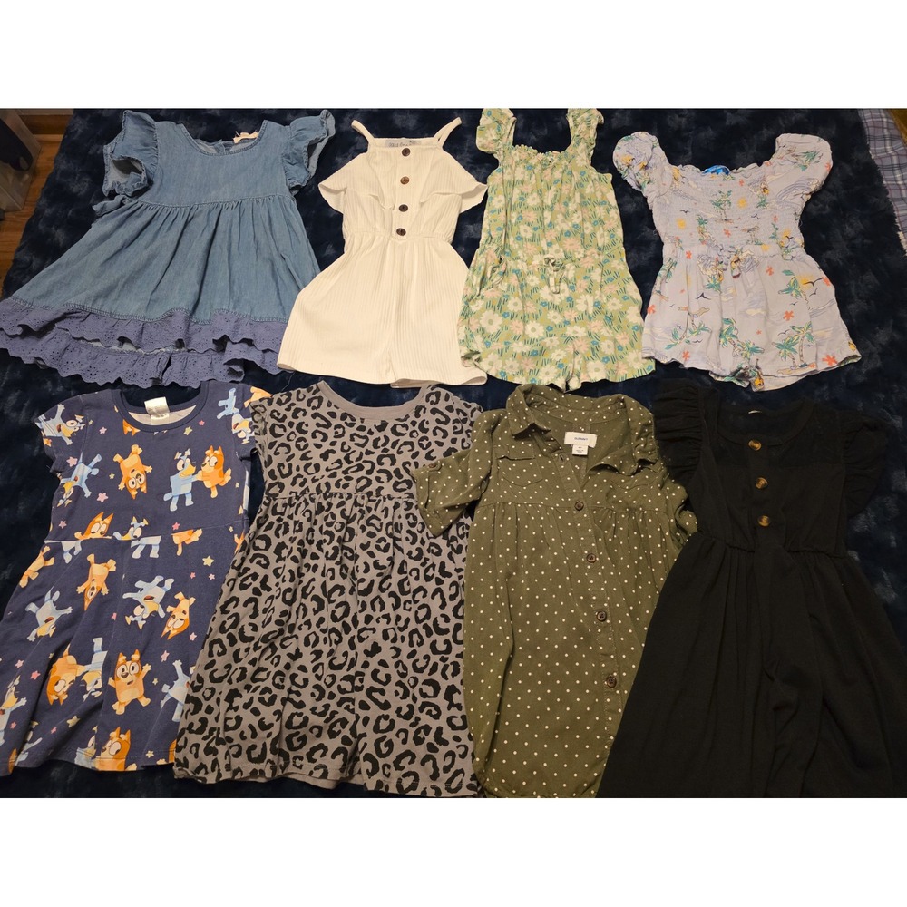 Assorted Kids Casual Dresses Set